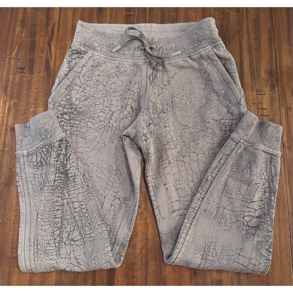 Lululemon Warm Down Jogger Size 6 Thread Dye Rover Black EUC